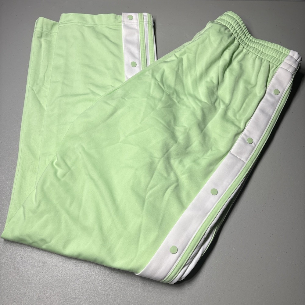Adidas Originals Women's Adibreak Snap Track Pants Green/White IP0626 Size L